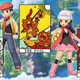 Pokémon trainers surrounded by three Pokémon-themed tarot cards, Judgement, The Fool, and The Tower.